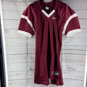 Nike Dark red and White Football Jersey